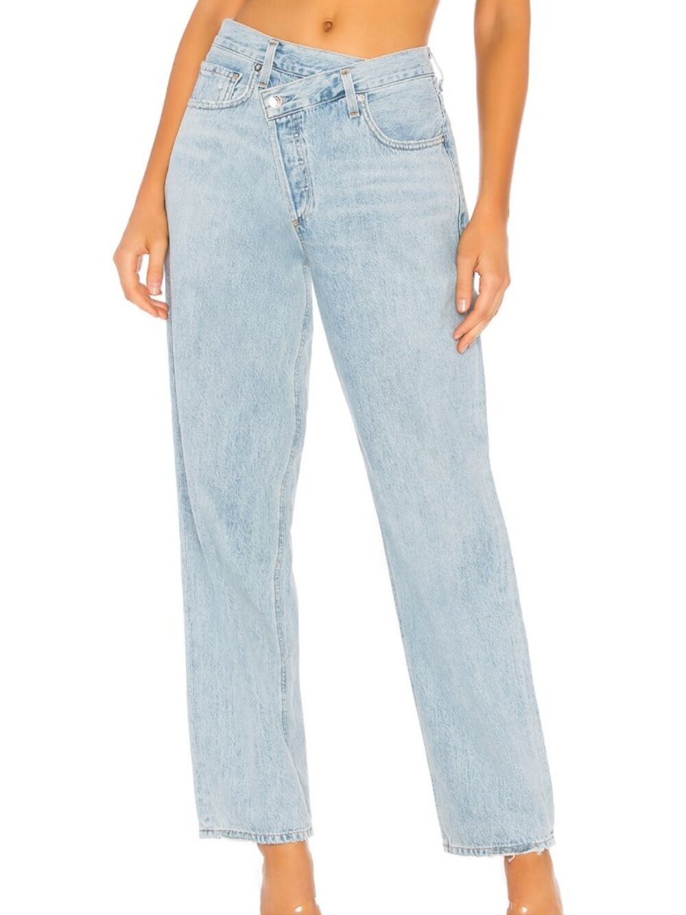 Agolde Criss Cross Upsized Jean in Suburbia